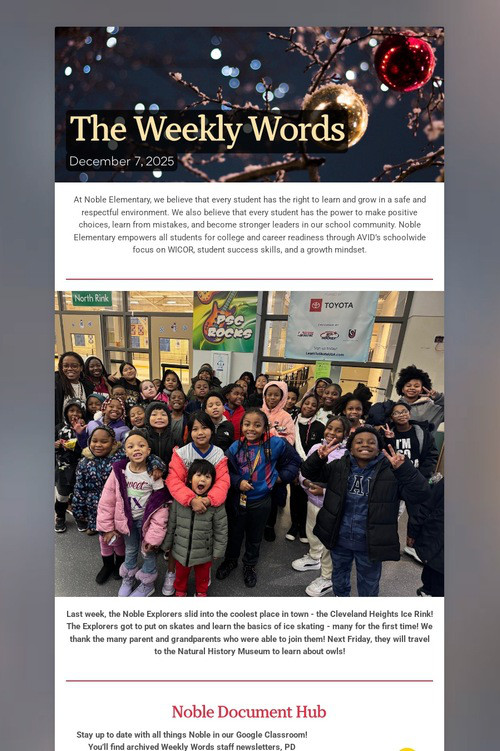 The Weekly Words