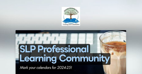 SLP Professional Learning Community