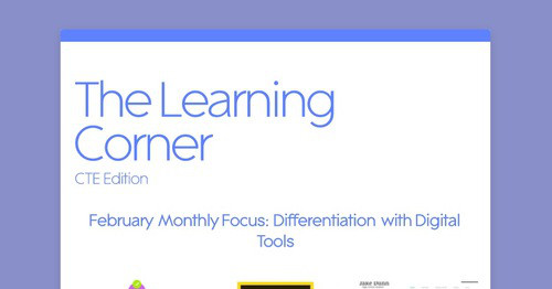The Learning Corner | Smore Newsletters