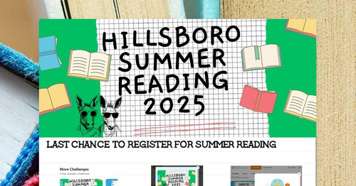 Hillsboro Summer Reading 2025
