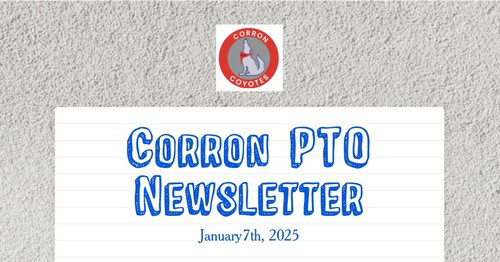 Corron PTO Newsletter