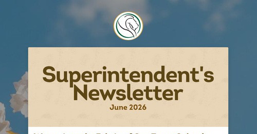 Superintendent's Newsletter