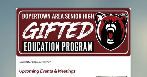 BASH Gifted Education Program