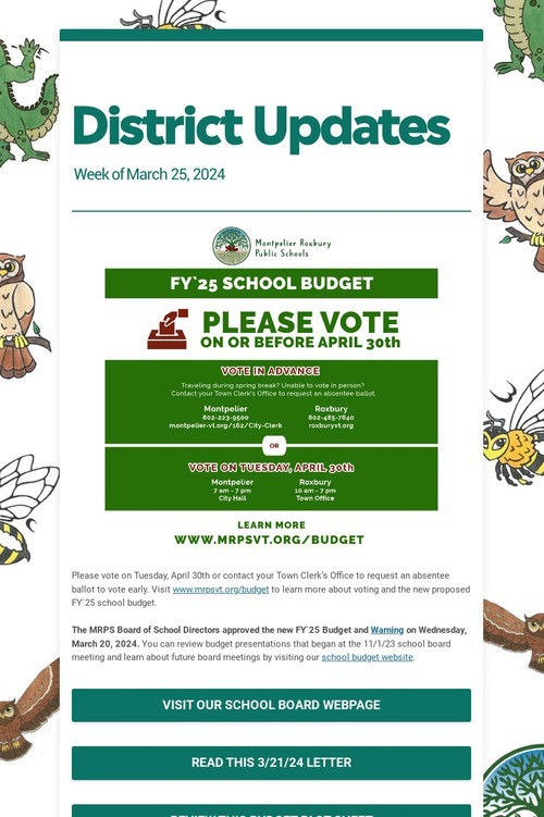 District Updates