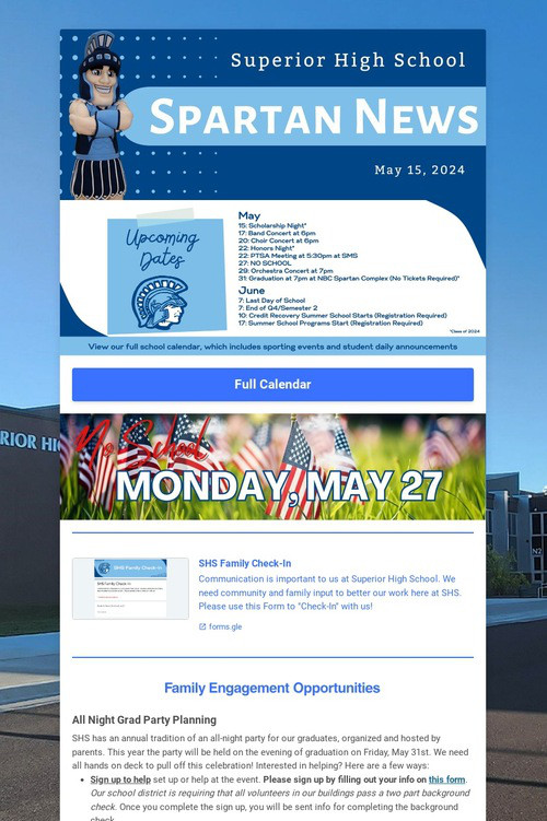 SHS Family News