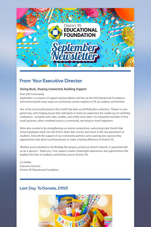 September Newsletter
