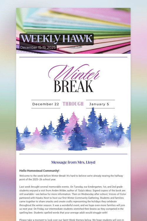 WEEKLY HAWK