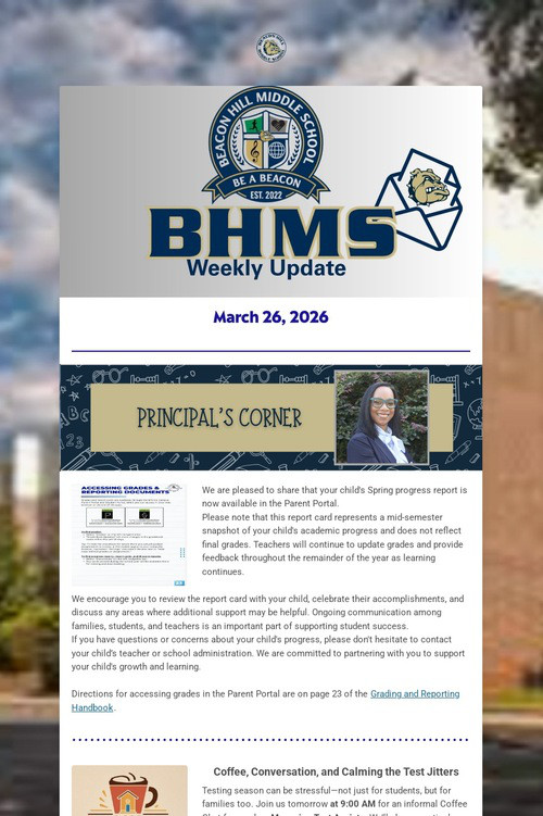 BHMS Weekly Update