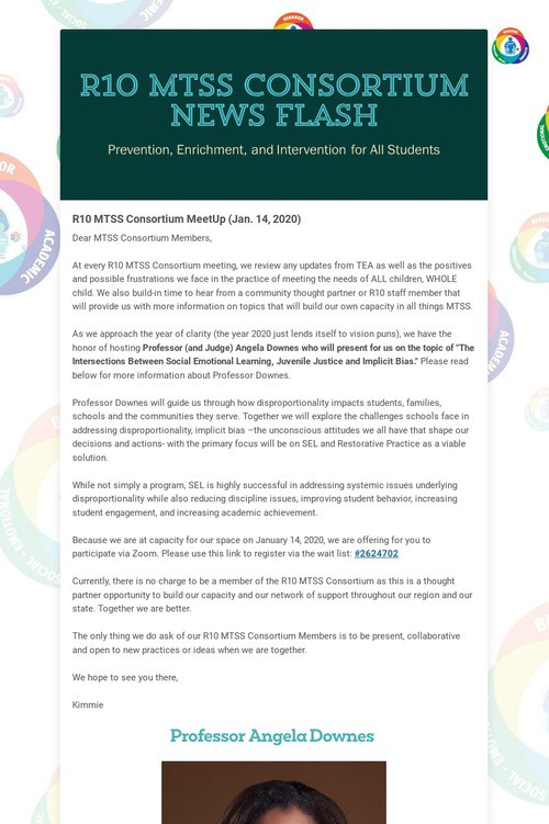 R10 MTSS Consortium News Flash