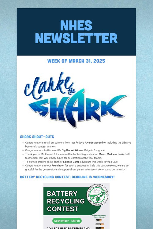 NHES Newsletter