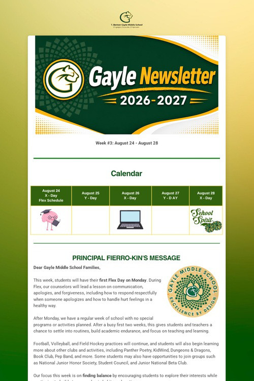 Gayle Newsletter