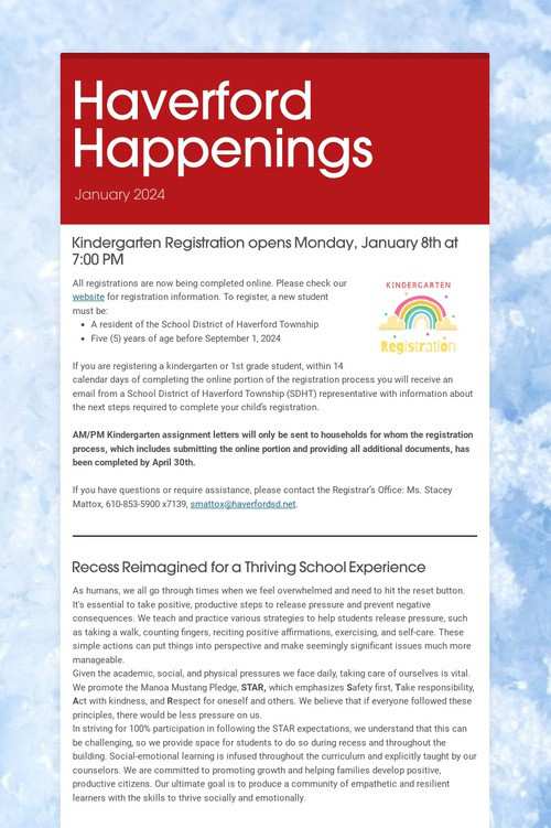 Haverford Happenings