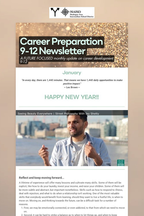 Career Preparation 9-12 Newsletter