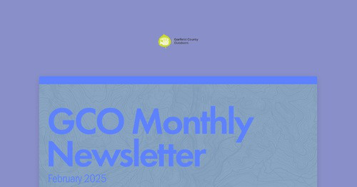 GCO Monthly Newsletter