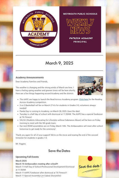 Academy Avenue Elementary School