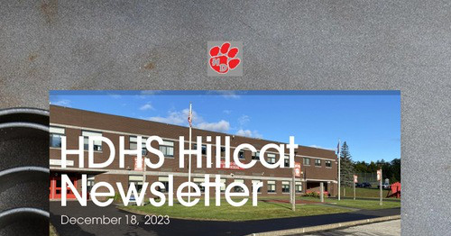 HDHS Hillcat Newsletter