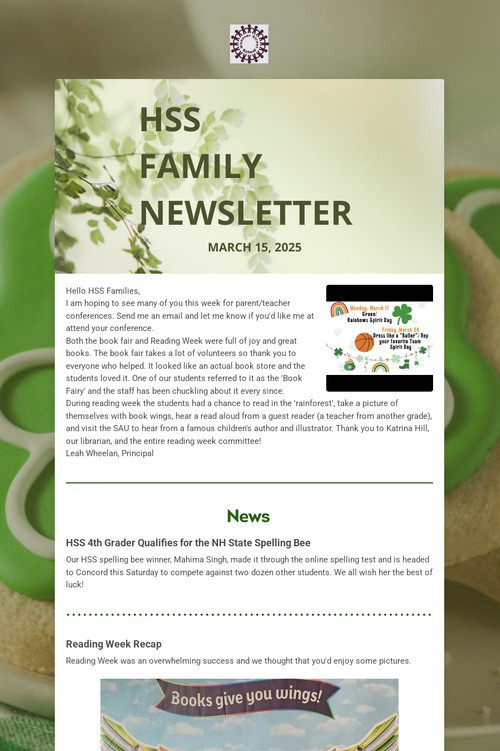 HSS Family Newsletter