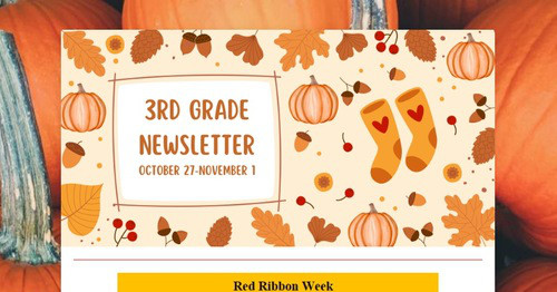 Third Grade Weekly Update