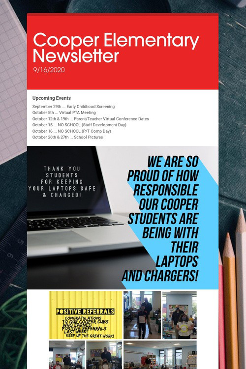 Cooper Elementary Newsletter