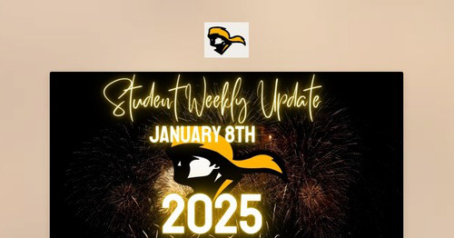 Student Weekly Update