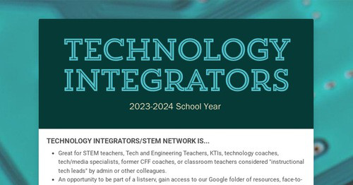 Technology Integrators