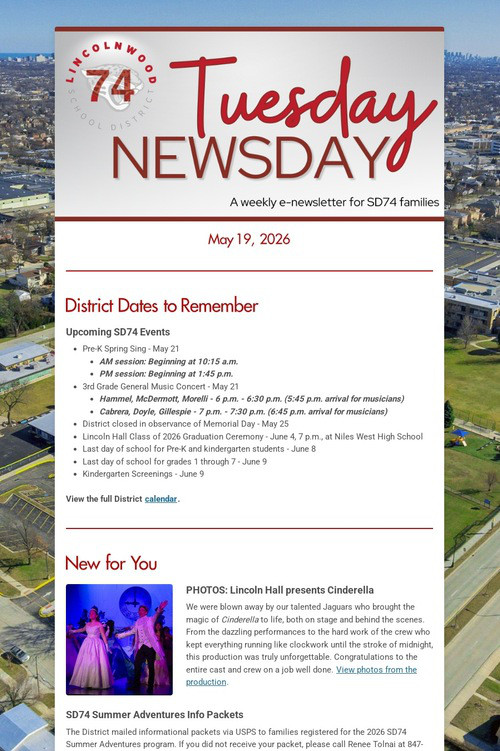 Tuesday Newsday
