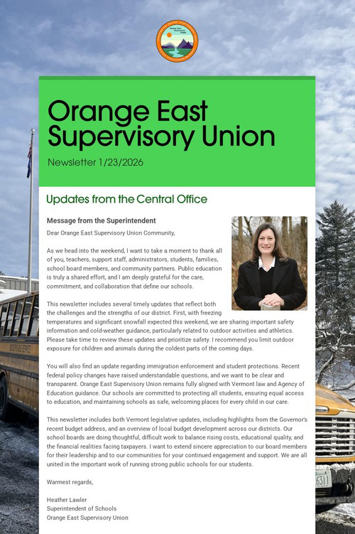 Orange East Supervisory Union