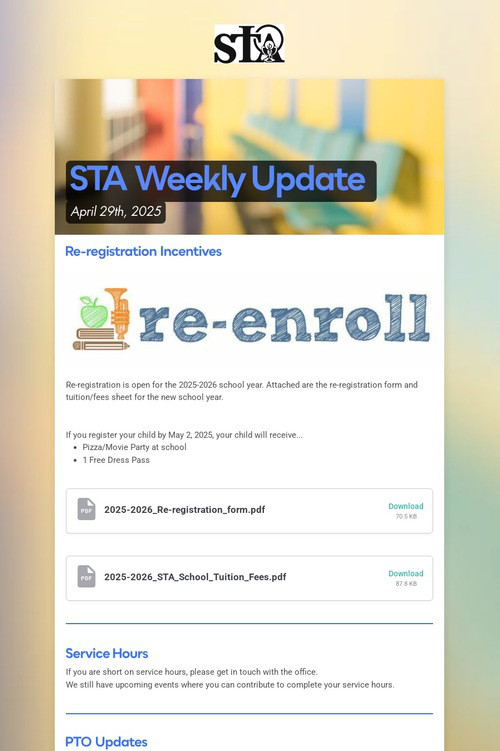 STA Weekly Update