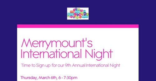 Merrymount's International Night