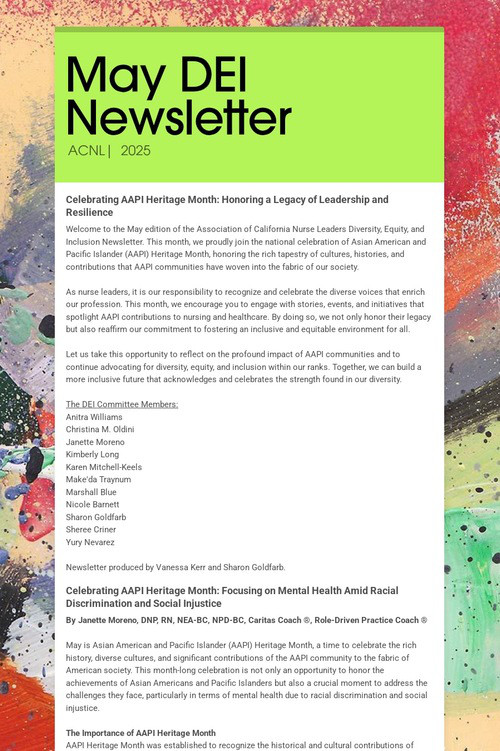 May DEI Newsletter