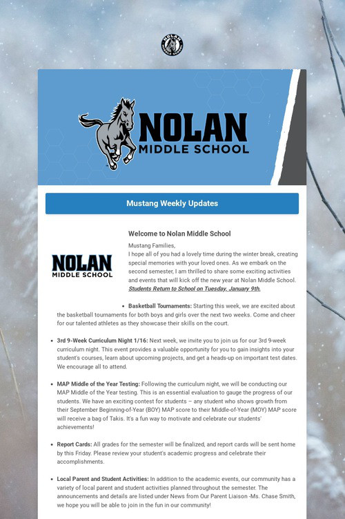 Weekly Update