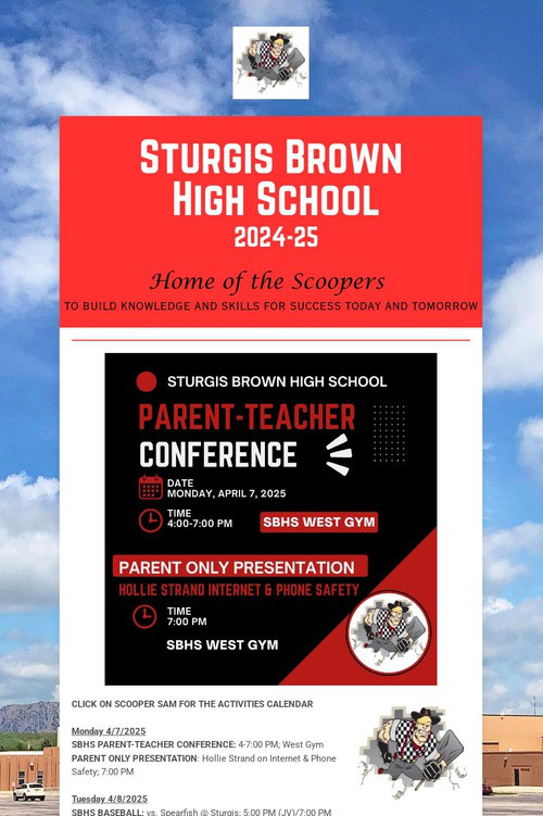 STURGIS BROWN HIGH SCHOOL