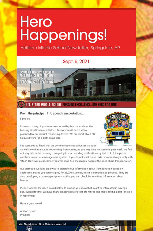 Hero Happenings!