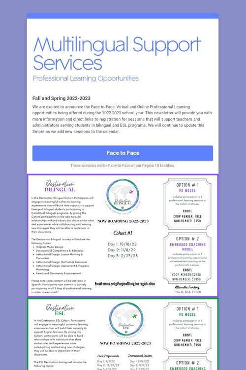 Multilingual Support Services