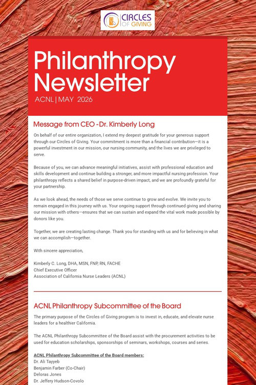 Philanthropy Newsletter