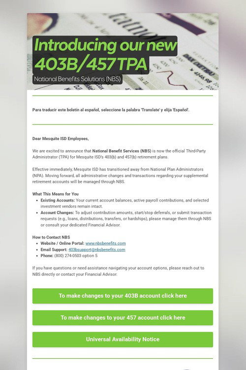 Introducing our new 403B/457 TPA