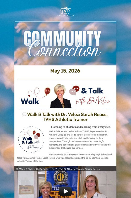 TVUSD COMMUNITY CONNECTION