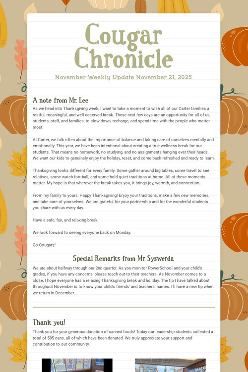 Cougar Chronicle