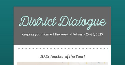 District Dialogue
