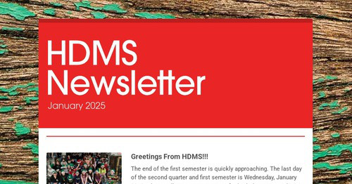 HDMS Newsletter