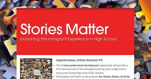 Stories Matter