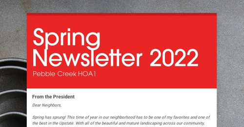 Spring Newsletter 2022 Smore Newsletters