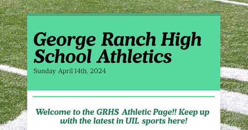 George Ranch High School Athletics