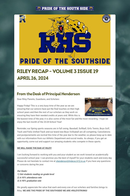 Riley Recap - VOLUME 3 ISSUE 19