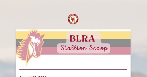 BLRA Stallion Scoop