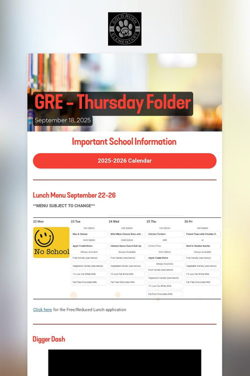 GRE - Thursday Folder