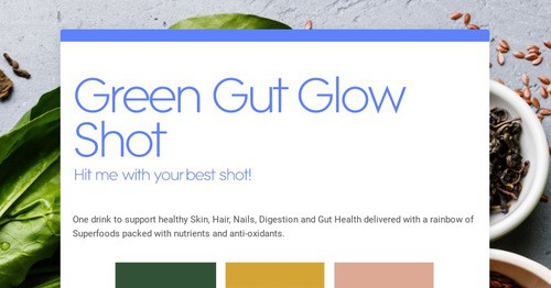 Green Gut Glow Shot