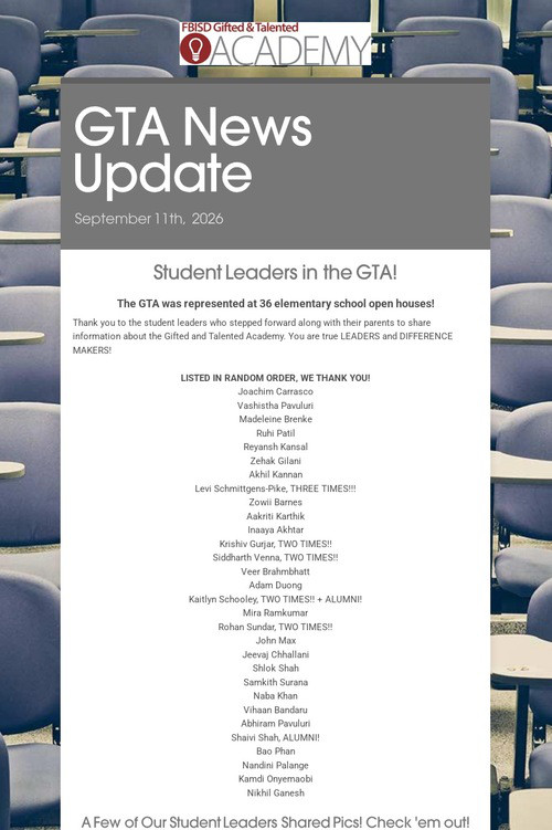 GTA News Update