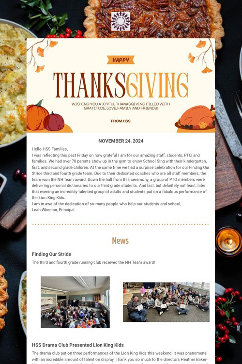 HSS Family Newsletter