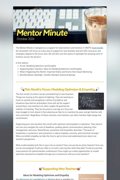 Mentor Minute